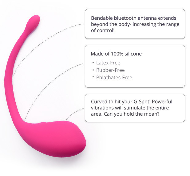 Blush Apple Watch Controlled Vibrator